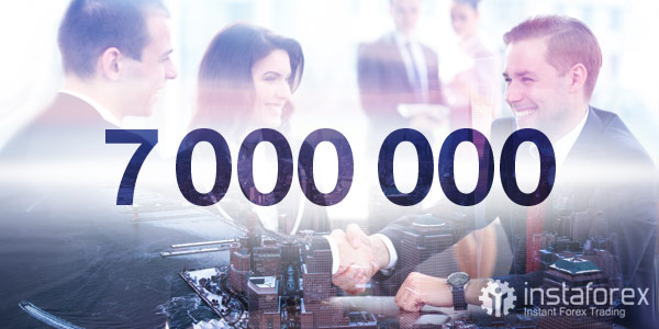 Seramai 7,000,000 pedagang seluruh dunia memilih InstaForex